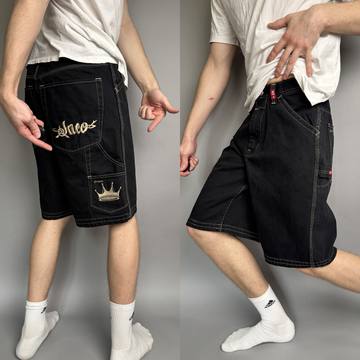 JNCO jorts being worn